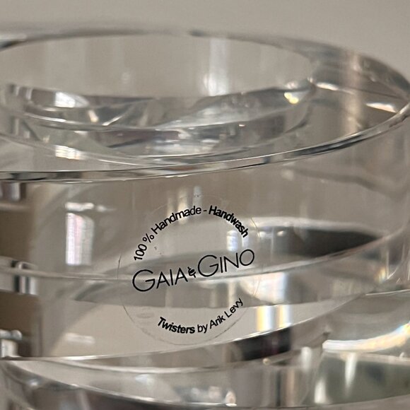 Arik Levy Twisters Series Vase Designed for Gaia & Gino - Signed, Handmade 2005 - Picture 10 of 12